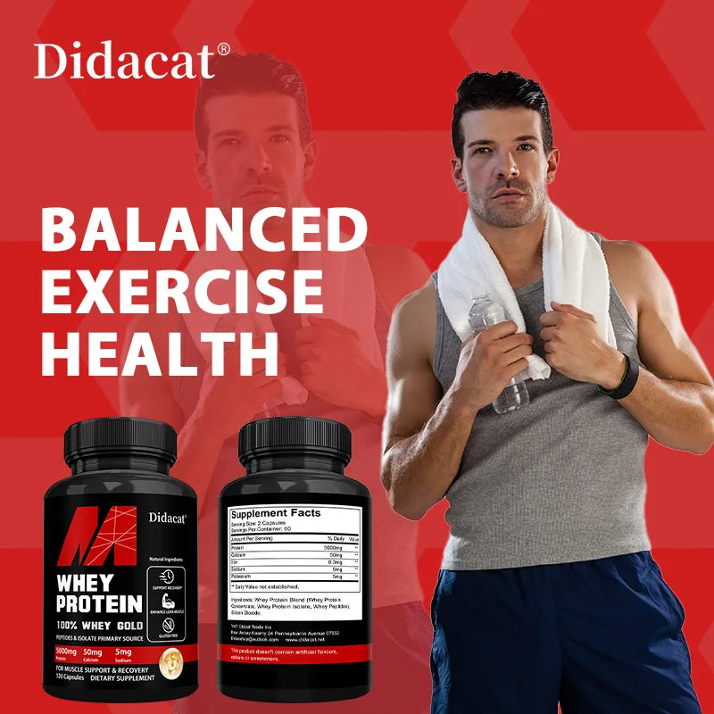 Isolated Protein Capsules - Gluten Free - Non GMO