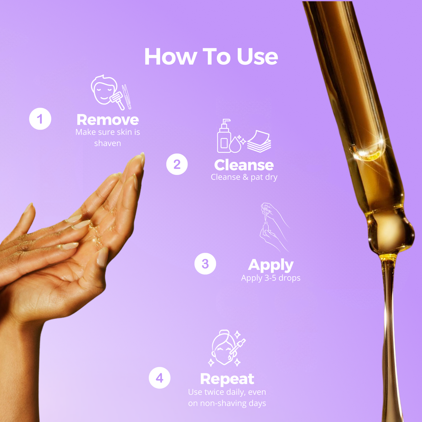 New Facial Hair Reducer Serum